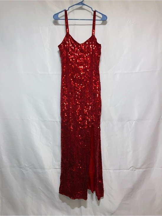 Expressions Dresses & Skirts - Expressions Red Sequin Strapless Slip Gown